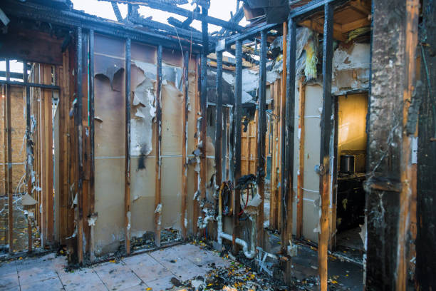 Professional Emergency Fire Cleanup technician working in High Ridge, MO